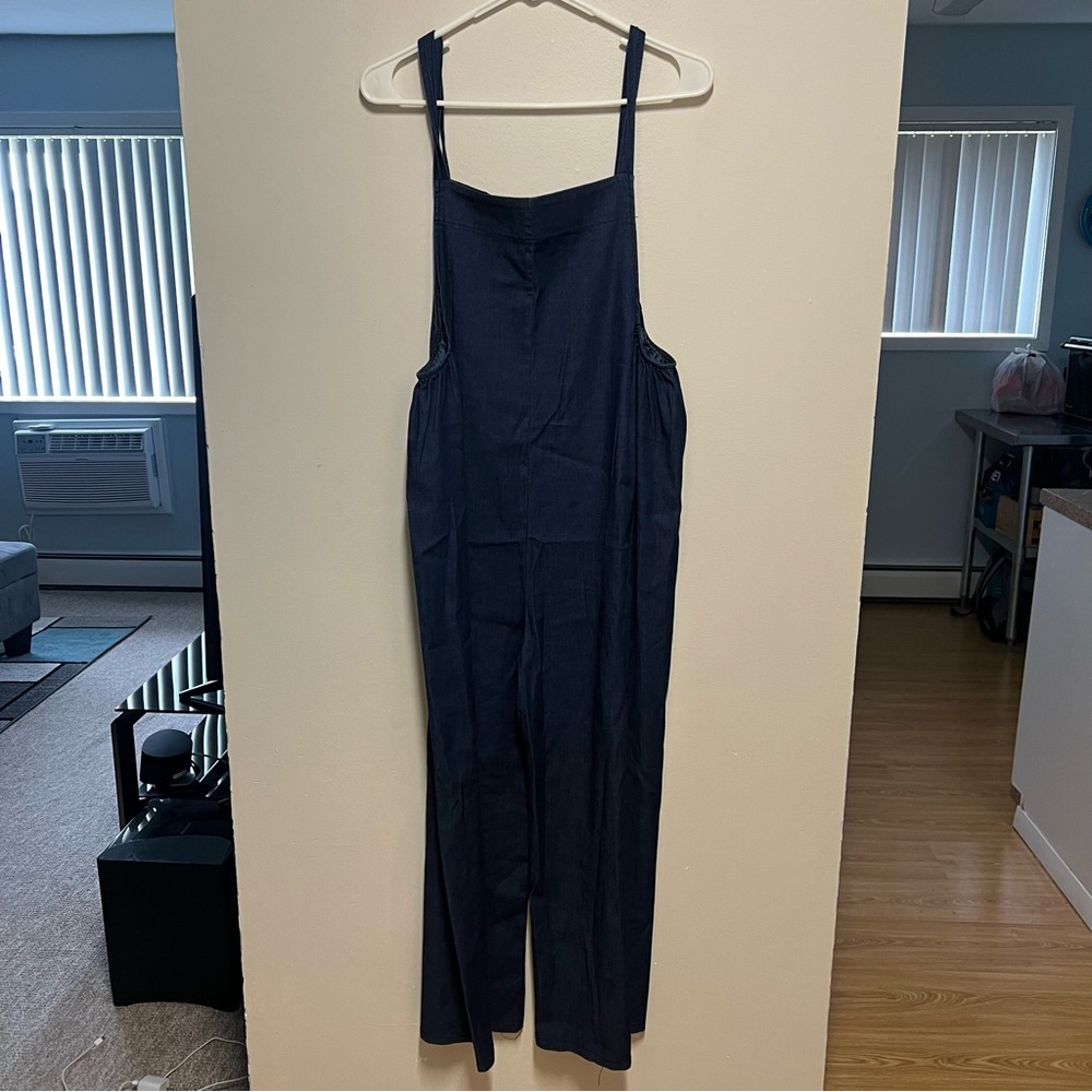 Faux denim Romper One Size Fits Most New